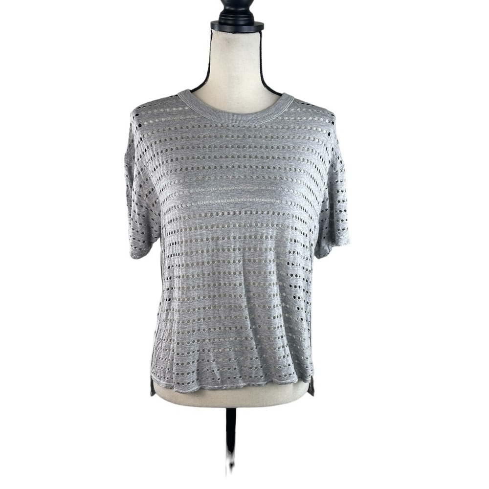Hard tail perforated cut out t shirt S
